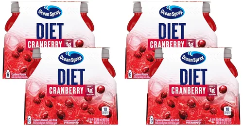 Vista 10 de Ocean Spray Juice Drink - Botella de 10 onzas, Diet Cranberry, 60 onzas líquidas, (paquete de 6)