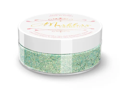 Vista 169 de MARBLERS Polvo de mica natural grueso [perla azul acero] 0.11 onzas (0.11 oz) altamente pigmentado no tóxico, vegano, libre de crueldad animal