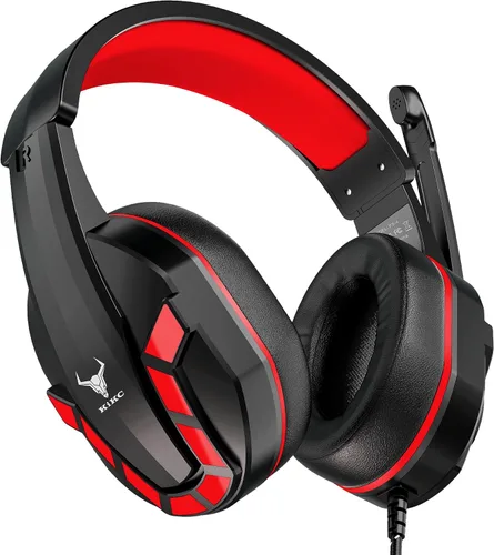 Vista 10 de Gaming Headset with Mic for PS4, PS5, Xbox, PC, Switch, Controllable Volume Gaming Headphones with Soft Earmuffs for Mobile Phone, iPad, and