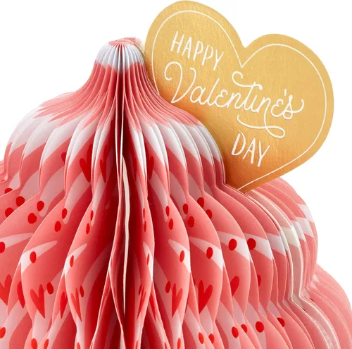 Vista 3 de Hallmark Paper Wonder - Tarjeta desplegable para el día de San Valentín (cupcake de panal de miel)