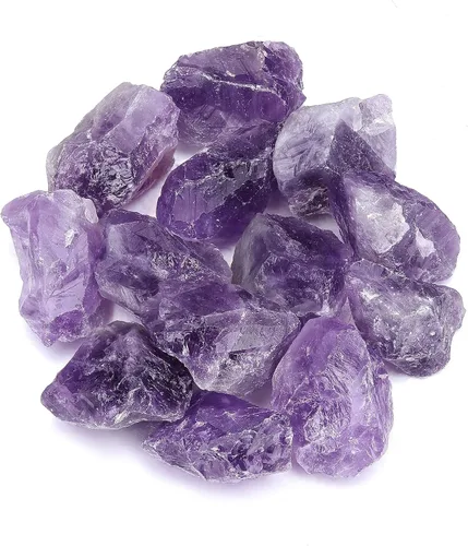 Vista 5 de Top Plaza Paquete – 2 Artículos: Piedras de cristal curativas de cueva de geoda de amatista natural, racimo de roca drusa y cristales curativos