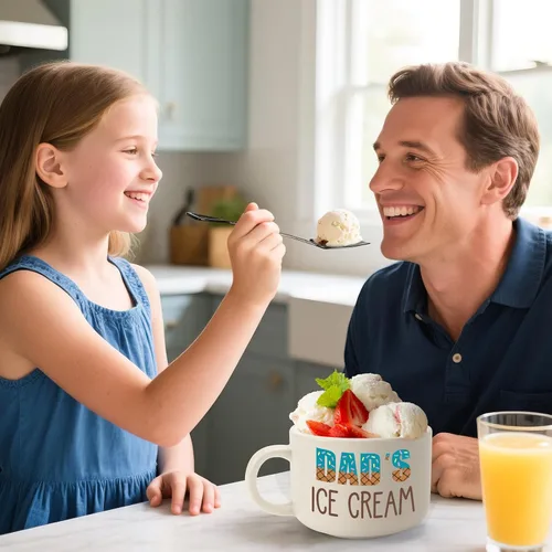 Vista 2 de YEUYUQIU Regalos de Navidad para Papá de Hija Hijo Esposa - Regalos Ideales de Navidad Día del Padre Cumpleaños para Papá Padre Suegro Nuevos Papás