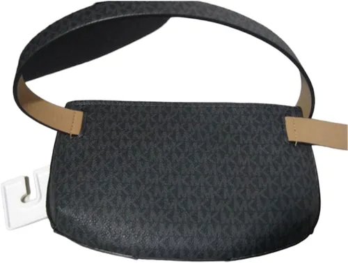 Vista 2 de Michael Kors Riñonera Silver Jet Set para mujer, Negro