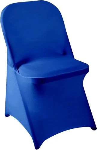 Vista 12 de Fundas plegables para sillas de fiesta, 12 piezas, fundas universales de elastano ajustables para bodas, banquetes, conferencias