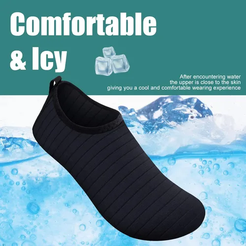 Vista 4 de Metog Zapatos de agua, secado rápido, para deportes de playa, natación, surf, yoga, estilo pie desnudo, para hombre y mujer