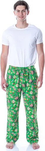 Vista 2 de Nickelodeon - Pantalones cuadrados de Bob Esponja para hombre Oh Joy Loungewear
