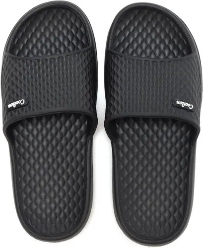 Vista 5 de Coolion Sandalias de ducha para mujer, sandalias antideslizantes para interiores