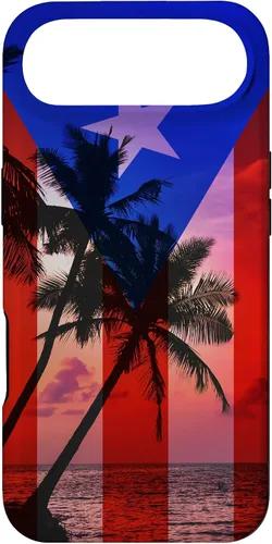 Vista 27 de Tropical Ocean Vibes Puerto Rico Flag - Funda para iPhone 17