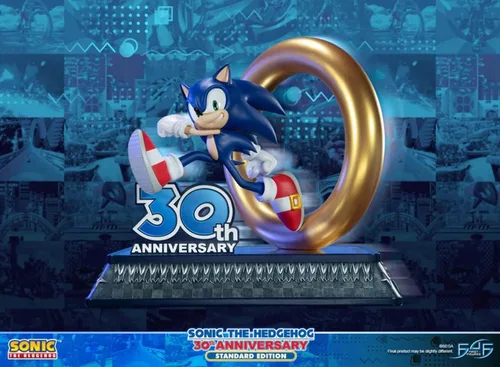 Vista 3 de First 4 Figures - Estatua de resina Sonic The Hedgehog (Sonic 30th Anniversary)