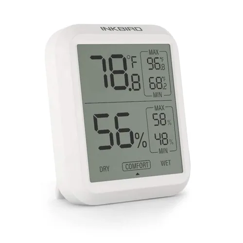 Vista 5 de Inkbird Termómetro Digital e Higrómetro, monitor de Temperatura y Humedad