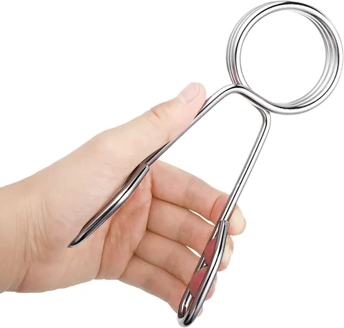 Vista 4 de Sumind 4 collares de resorte para mancuernas de 2 pulgadas, abrazaderas de barra, clips para levantamiento de pesas, ejercicio, suministros