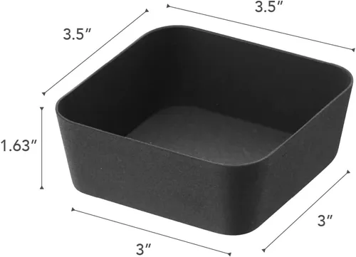 Vista 7 de YAMAZAKI Home Tower Bandeja de tocador para ahorrar espacio, 3.5 x 3.5 pulgadas, acero