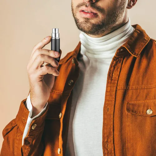 Vista 7 de Boao - Atomizador de perfume de 0.2 fl oz con herramienta de llenado de bomba, perfume de colonia a granel