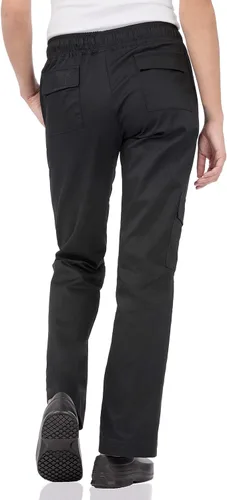 Vista 2 de Chef Works Pantalones cargo de chef para mujer