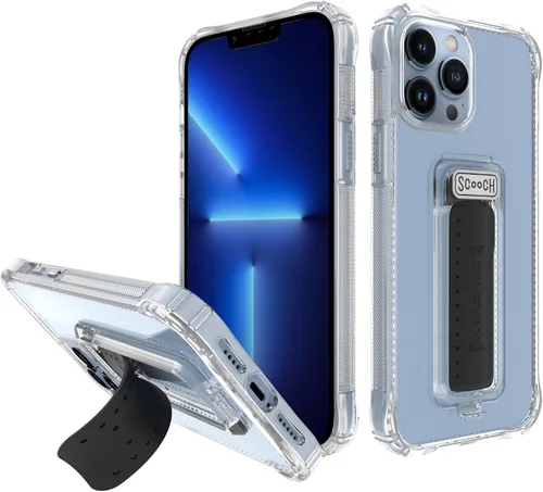Vista 45 de Scooch Wingman - Funda con soporte de patas para iPhone 11 [Protección contra caídas de 10 pies] [Soporte de dos vías] Cubierta protectora, funciona