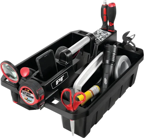 Vista 6 de Performance Tool W88995 Carrito de suministro portátil y bandeja magnética para herramientas, negro