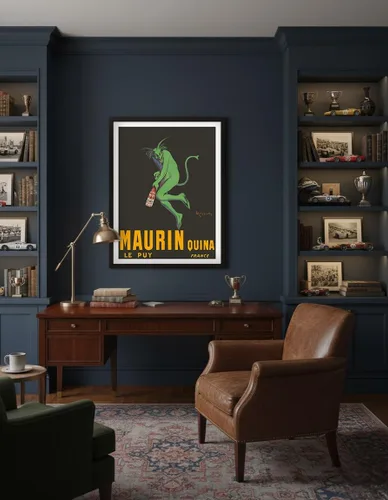 Vista 4 de Maurin Quina - Quinina Apéritif - Green Devil - Le Puy France - Vintage Advertising Poster by Leonetto Cappiello c.1906 - Master Art Print