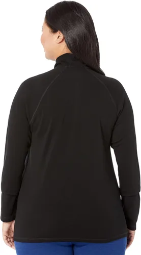 Vista 2 de Smartwool Capa base térmica clásica merino con cremallera de 14 Plus - Mujer