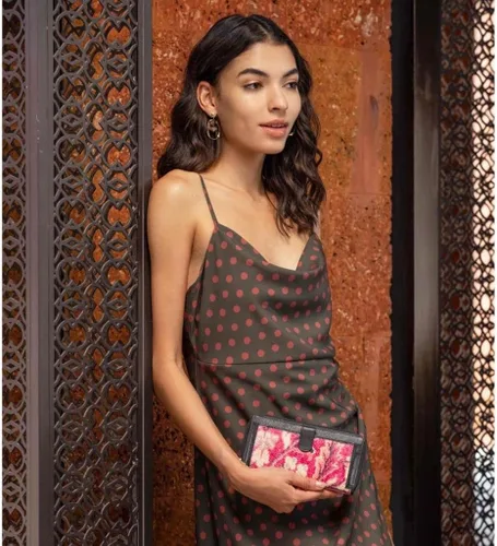 Vista 5 de Myra Bag Sakura Cartera de algodón S-3016