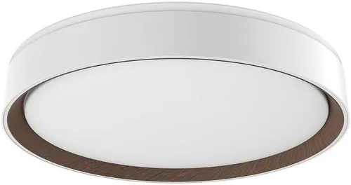 Vista 3 de Kuzco Lighting FM43916-WH/WT Essex - LED de montaje empotrado, blanco/nogal