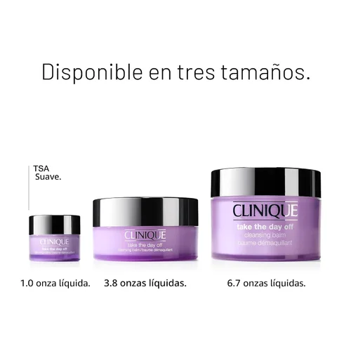 Vista 8 de Clinique Take The Day Off Cleansing Balm Makeup Remover Dissolves Face + Eye Makeup and Sunscreen For All Skin Types