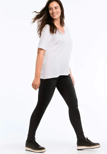 Vista 5 de Ellos Jeggings elásticos de 4 bolsillos para mujer en tallas grandes