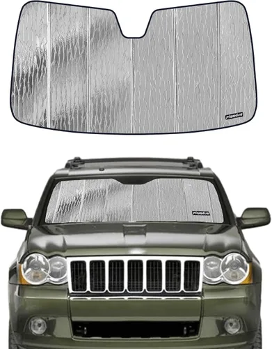 Vista 13 de Parasol para parabrisas para Jeep Grand Cherokee 2008-2010 - Parasol para ventana delantera, protección