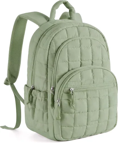 Vista 31 de BAGSMART Mochila de viaje para mujer, mochila universitaria para laptop de Negro