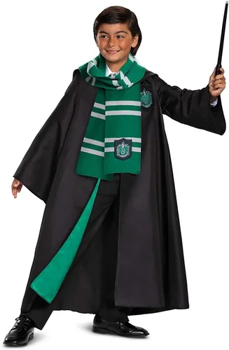 Vista 2 de Harry Potter - Bufanda con temática de casa de Hogwarts Wizarding World, con calidad de película, accesorio para disfraz