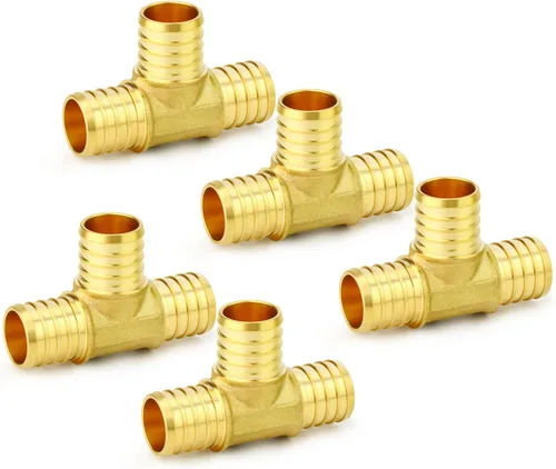 Vista 31 de GASHER 10 piezas sin plomo latón 1 "acoplamiento Pex, accesorios Pex de 1 pulgada para tubería Pex