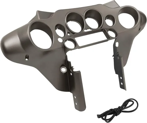 Vista 9 de Green-L Cubierta pintada del velocímetro de carenado interior para Harley Touring Street Electra Glide 1996-2013 (resplandor rojo Ember)