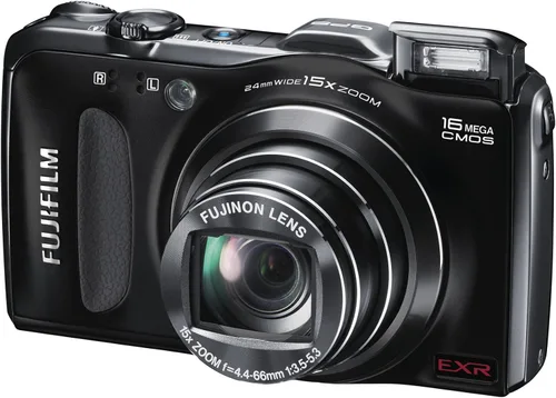 Vista 2 de Fujifilm FinePix F600EXR Cámara digital de 16 MP con sensor CMOS y zoom óptico 15x (negro)
