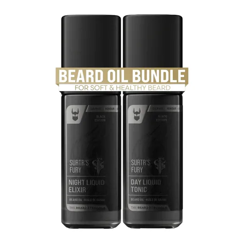 Vista 11 de The Beard Struggle Tonic + Elixir - Paquete de aceite para barba – Colección Platinum – Aceite para barba – Suaviza, hidrata y fortalece
