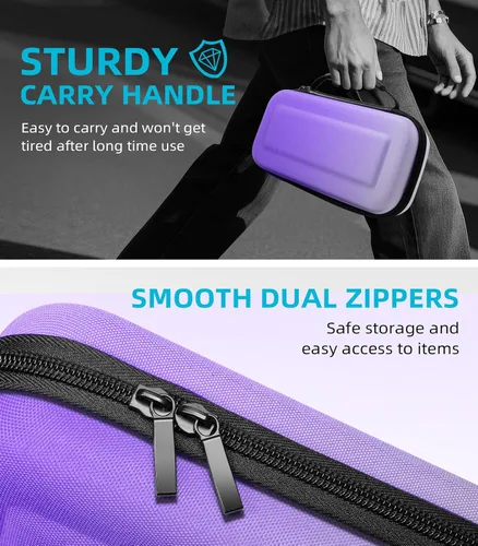 Vista 33 de TiMOVO Carrying Case for Nintendo Switch 2 (2025), Large Capacity Protective Hard Shell Portable Travel Case Pouch for Switch 2, with 10 Game Card