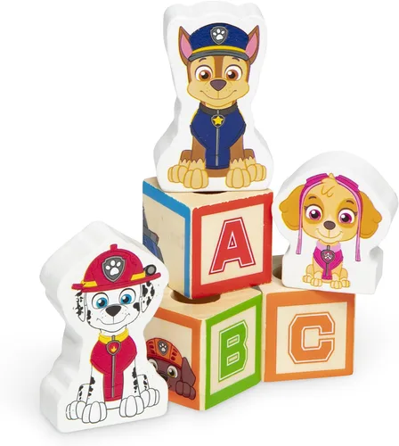 Vista 9 de Melissa & Doug Camión de Bloques de Madera ABC de la Patrulla Canina (33 piezas)