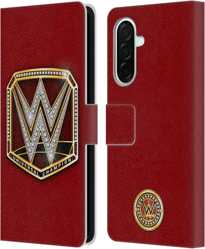 Vista 322 de Head Case Designs Officially Licensed WWE Cruiserweight Champion Title Belts Leather Wallet Case Compatible with Samsung Galaxy A07 4G Campeón