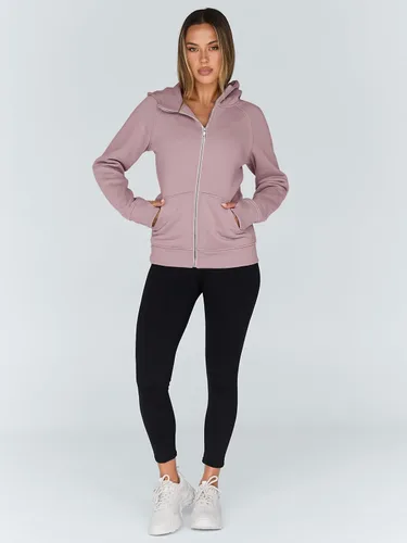 Vista 86 de Trendy Queen Sudaderas con capucha y cremallera para mujer, chaquetas de vellón, talla extragrande, moda de otoño e invierno