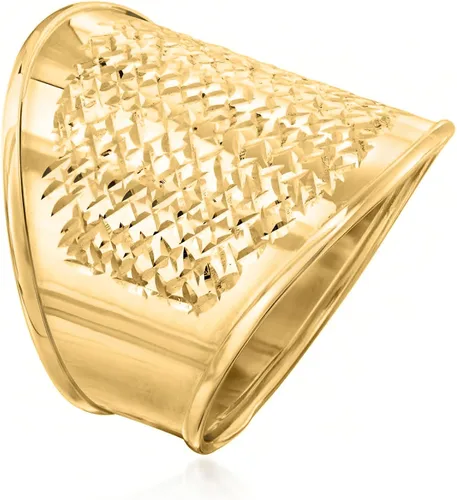 Vista 3 de Ross-Simons Italian 14kt Yellow Gold Wide Ring