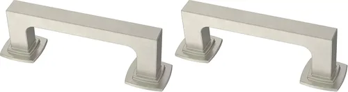Vista 11 de Franklin Brass (1 paquete) – Manijas de gabinete color negro mate, centro de agujero de 3-3/4 pulgadas, tiradores para cajones, puerta de gabinete
