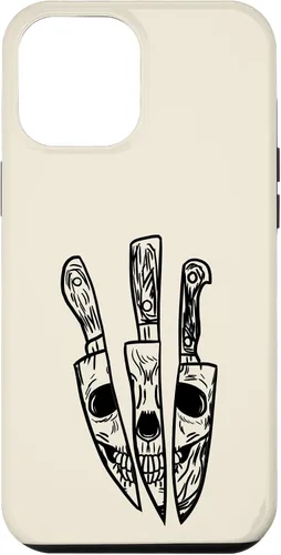 Vista 26 de Skull Reflected on Kitchen Knives Retro Chefs Cooks Gift Case for iPhone 17