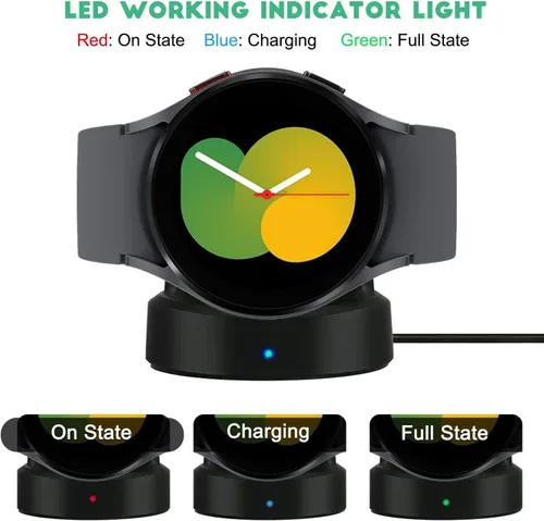 Vista 5 de para Samsung Galaxy Watch Harger, soporte magnético de carga rápida compatible con Samsung Gear S3 S4 S2