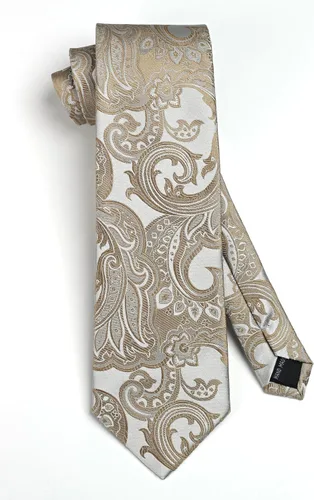 Vista 197 de Corbatas florales tejidas clásicas para hombre, corbata cuadrada de bolsillo, corbatas formales para hombres, boda con pañuelo