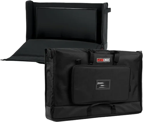 Vista 23 de Bolsa de transporte doble acolchada de nailon Gator Cases para transportar (2) pantallas LCD, monitores y televisores de entre 19" - 24
