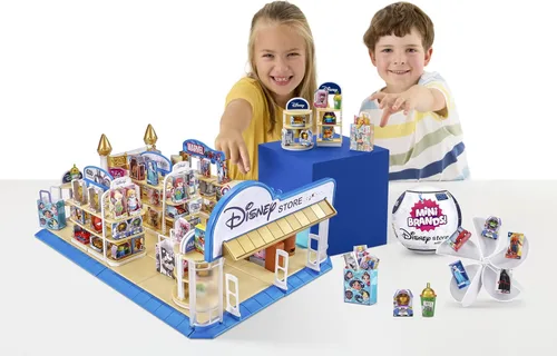 Vista 5 de Juego de Tienda de Juguetes 5 Surprise Disney por Zuru - Incluye 5 Minis Exclusivos, Tienda y Exhibición de Coleccionables para Niños, Adolescentes
