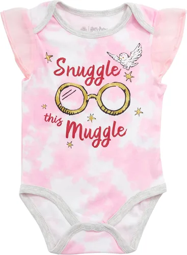 Vista 2 de Harry Potter Baby Girl's Creeper Tutu Short Sleeve Baby Bodysuit
