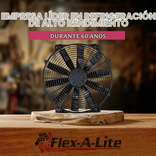 Vista 2 de Flex-A-Lite Controlador de ventilador eléctrico compacto y ajustable y kit de relé con sonda de temperatura roscada, controlador de ventilador