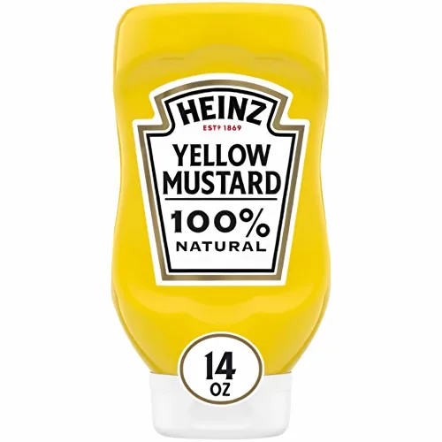 Vista 20 de Heinz Mostaza amarilla (botella de 567 g)