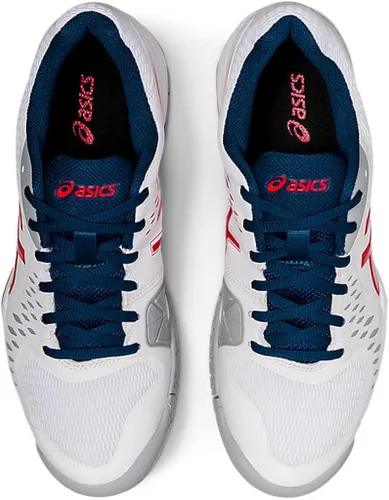 Vista 6 de ASICS Gel-Challenger 12 - Tenis de tenis para hombre, 8.5, blancorojo clásico, blanco, rojo (WhiteClassic Red)