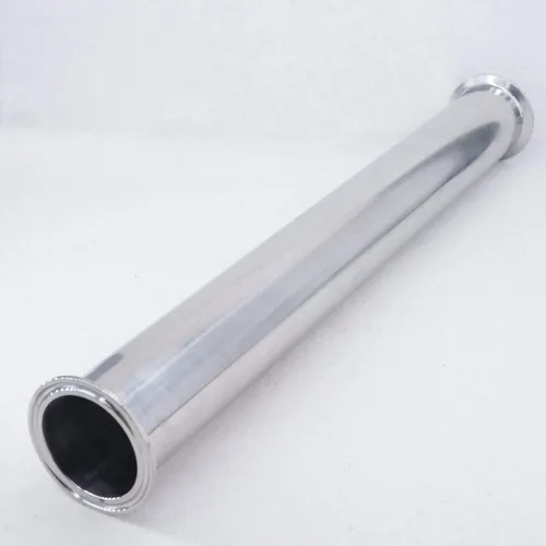 Vista 4 de 2" Tri Clamp x 51mm OD Pipe Spool Tube Length 458mm(18") for SUS304 Stainless Steel