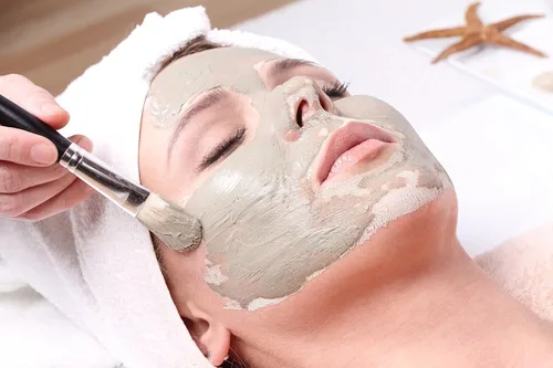 Vista 2 de Arcilla curativa india Bentonita de calcio 100% natural de origen del desierto Limpiador facial de poros profundos, desintoxica, purifica